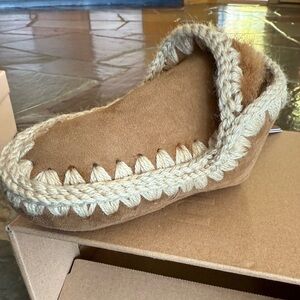 Mou Kids Tan Eskimo Boots